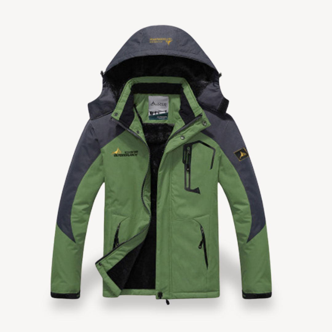 Men's Stylish Camo Winter Jacket with Hood | Versatile Outdoor Wear