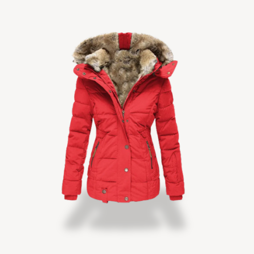Women’s Stylish Puffer Jacket with Hood | Trendy Outerwear