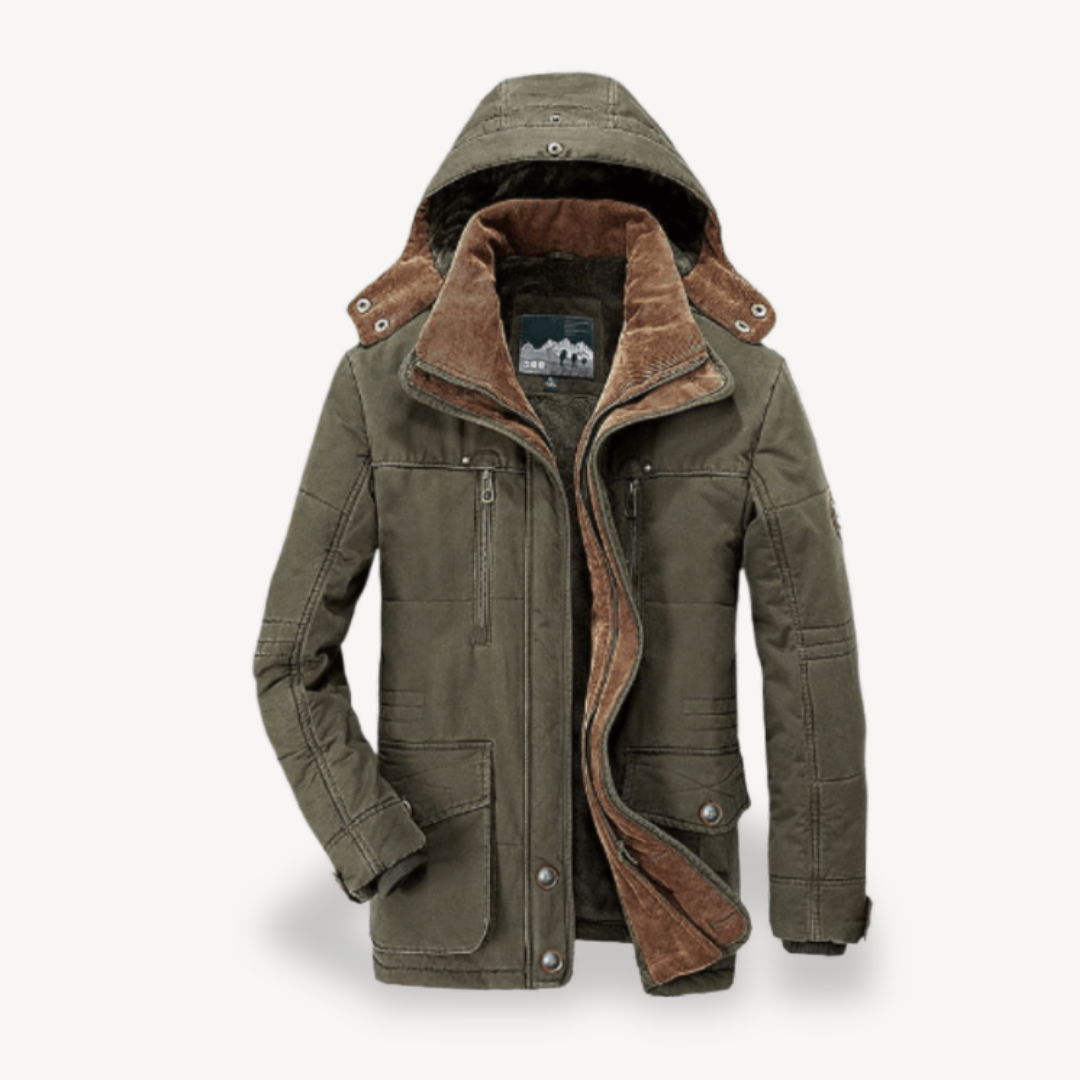 Men’s Winter Jacket with Hood | Modern Look