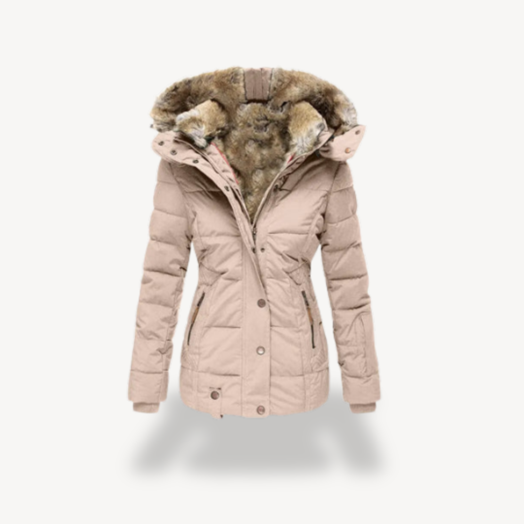 Women’s Stylish Puffer Jacket with Hood | Trendy Outerwear