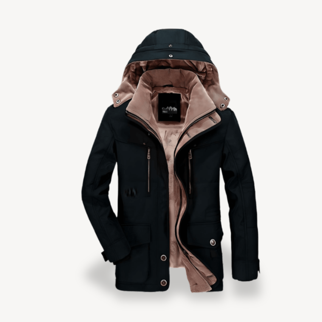 Men’s Winter Jacket with Hood | Modern Look