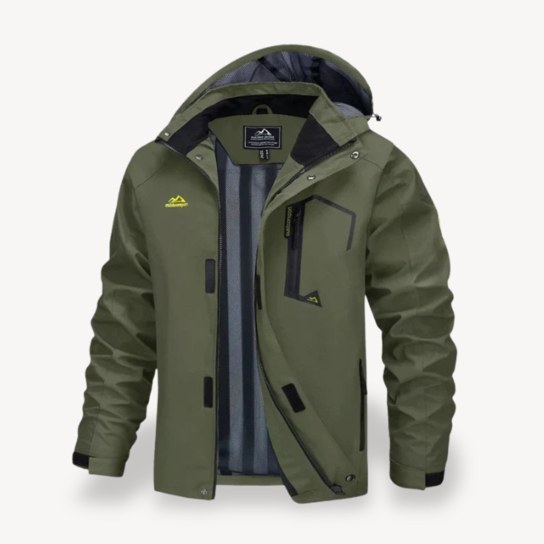 Men's Stylish Camo Winter Jacket with Hood | Versatile Outdoor Wear