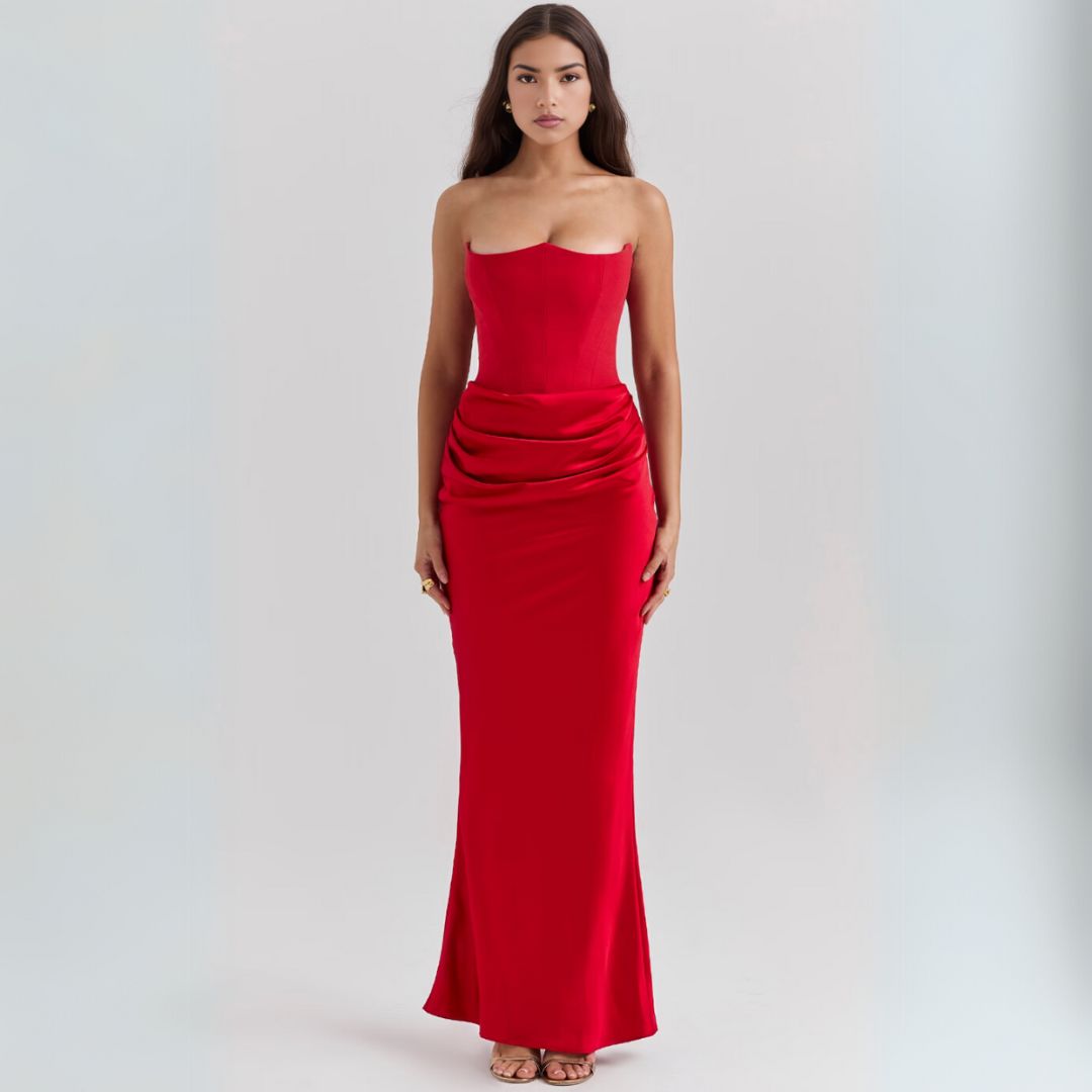 Women’s Strapless Evening Dress | Maxi