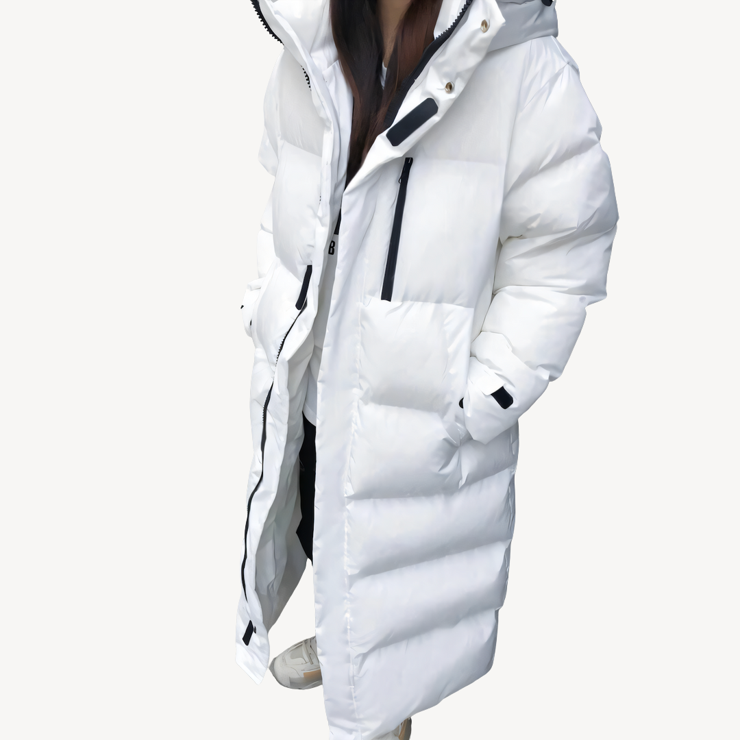 Women’s Stylish Long Winter Jacket | Trendy